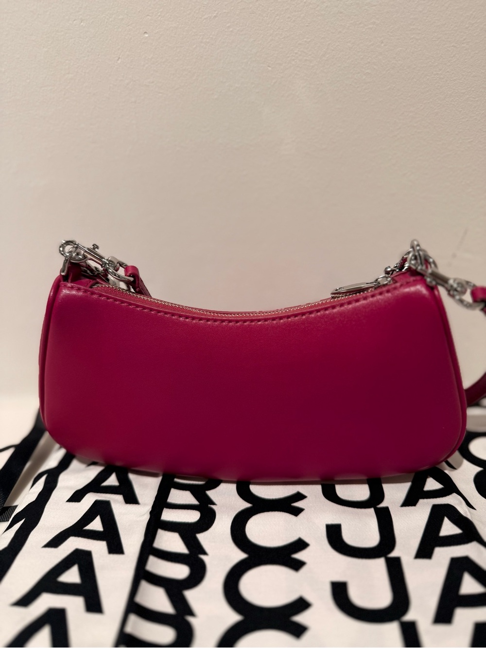 NWT Marc Jacobs THE STAR CHARM SHOULDER BAG - lipgloss pink - Picture 9 of 10
